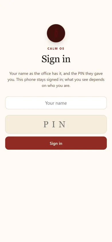 Sign in