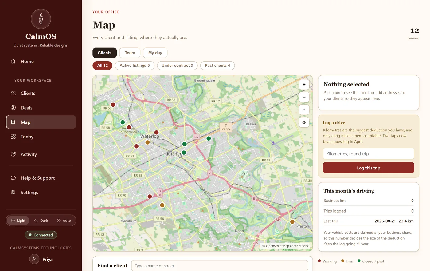 The realtor Package: Map